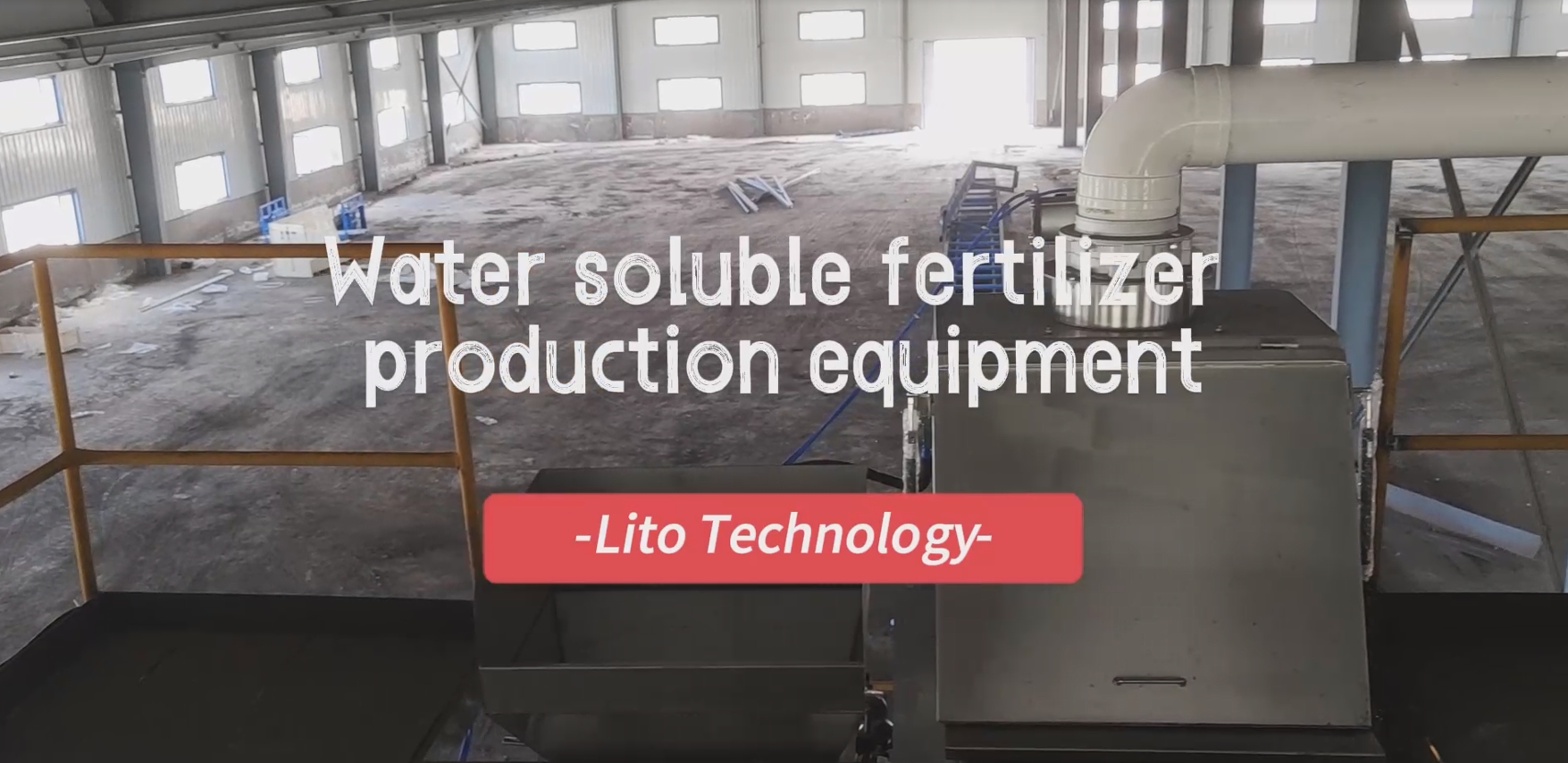 Powder water-soluble fertilizer production line