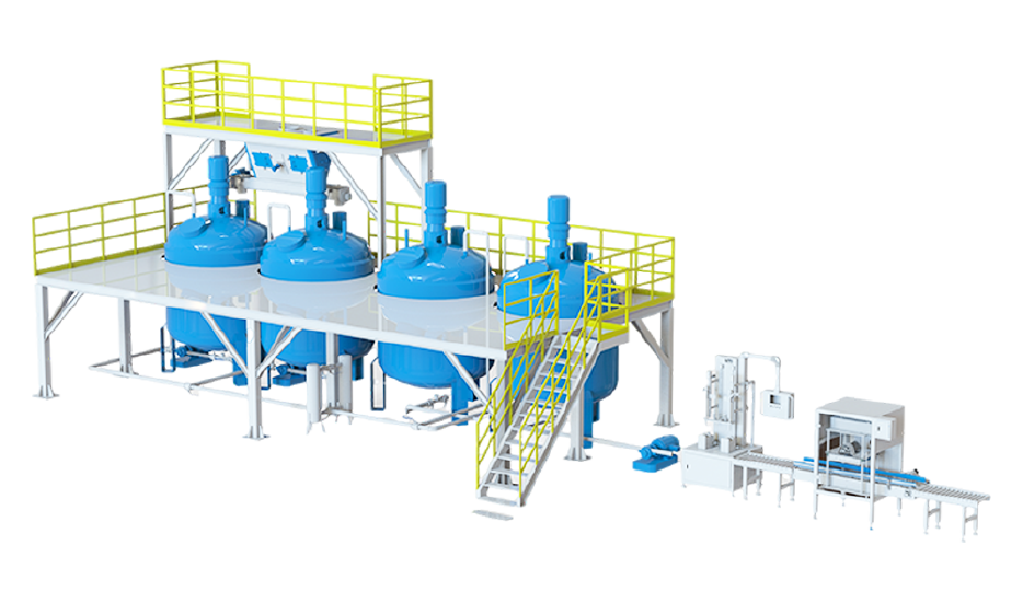 Liquid fertilizer production line