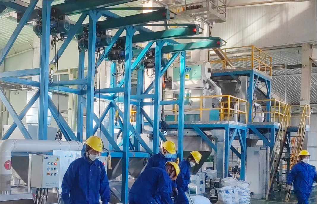  Powder water-soluble fertilizer production line