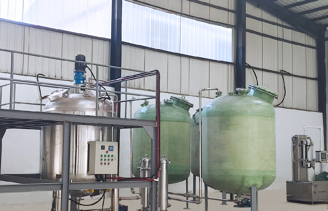 Liquid fertilizer production line