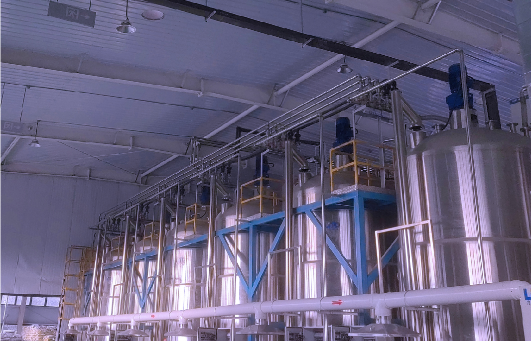 Liquid fertilizer production line