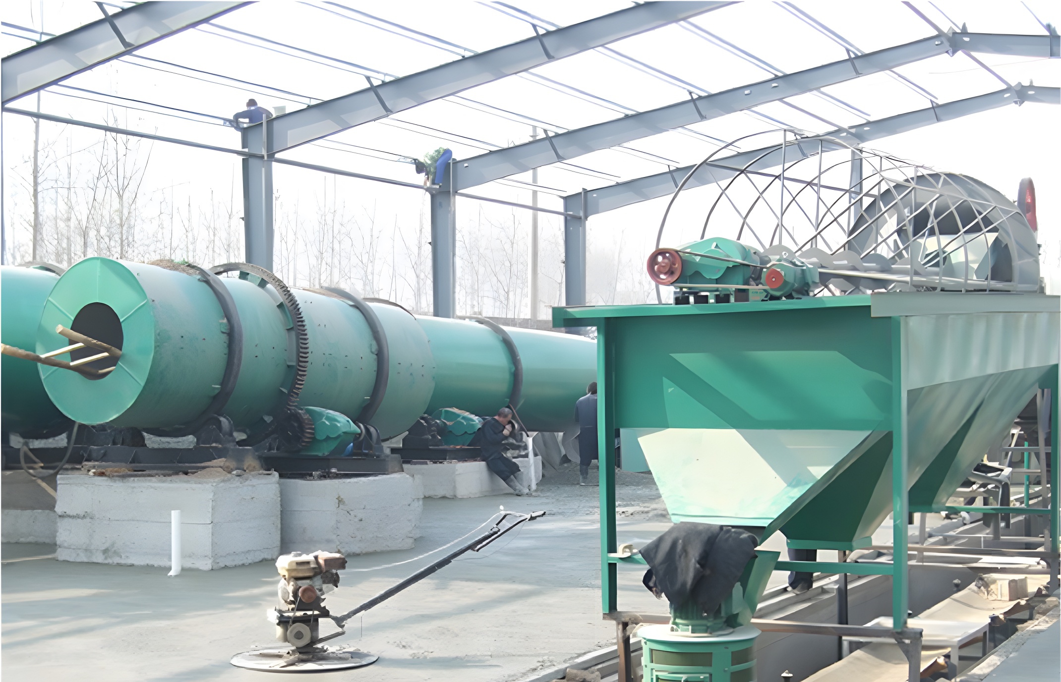 Extrusion granulation compound fertilizer production project