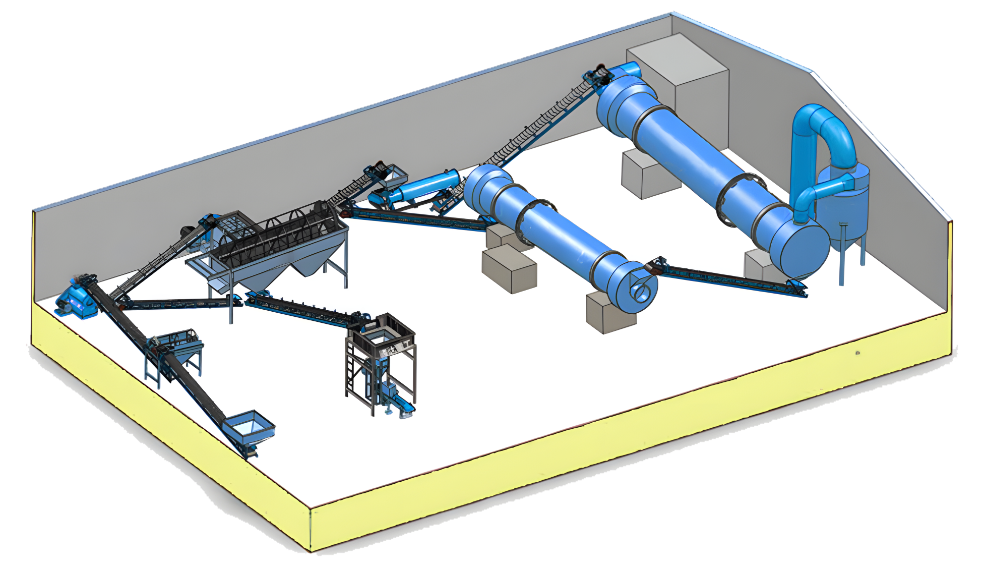 Organic fertilizer production line