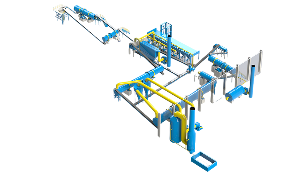 What are the equipment for small-scale NPK compound fertilizer production line?